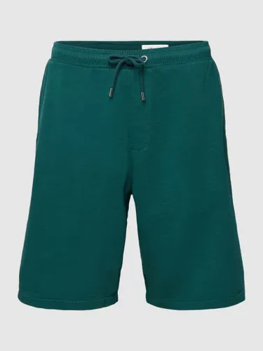 s.Oliver RED LABEL Sweatshorts mit Tunnelzug Modell 'Washer' in Petrol