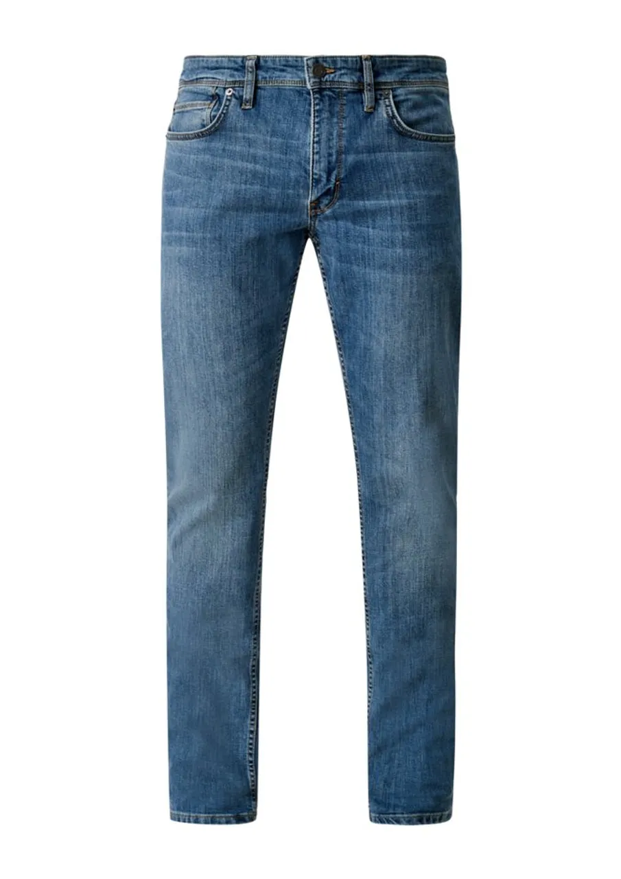 s.Oliver Stoffhose Jeans York / Regular Fit / Mid Rise / Straight Leg Waschung