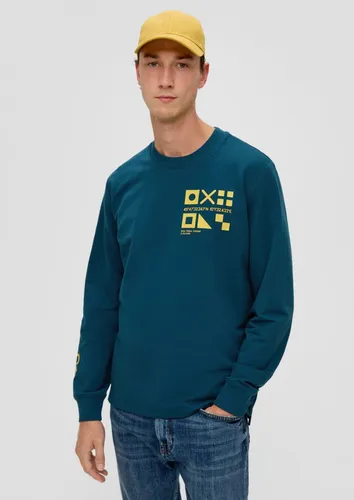 s.Oliver Sweatshirt Sweatshirt aus Baumwollstretch