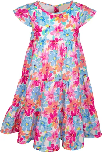 Sommerkleid HAPPY GIRLS "dress" Gr. 134, N-Gr, pink (fuchsia) Mädchen Kleider Sommerkleider