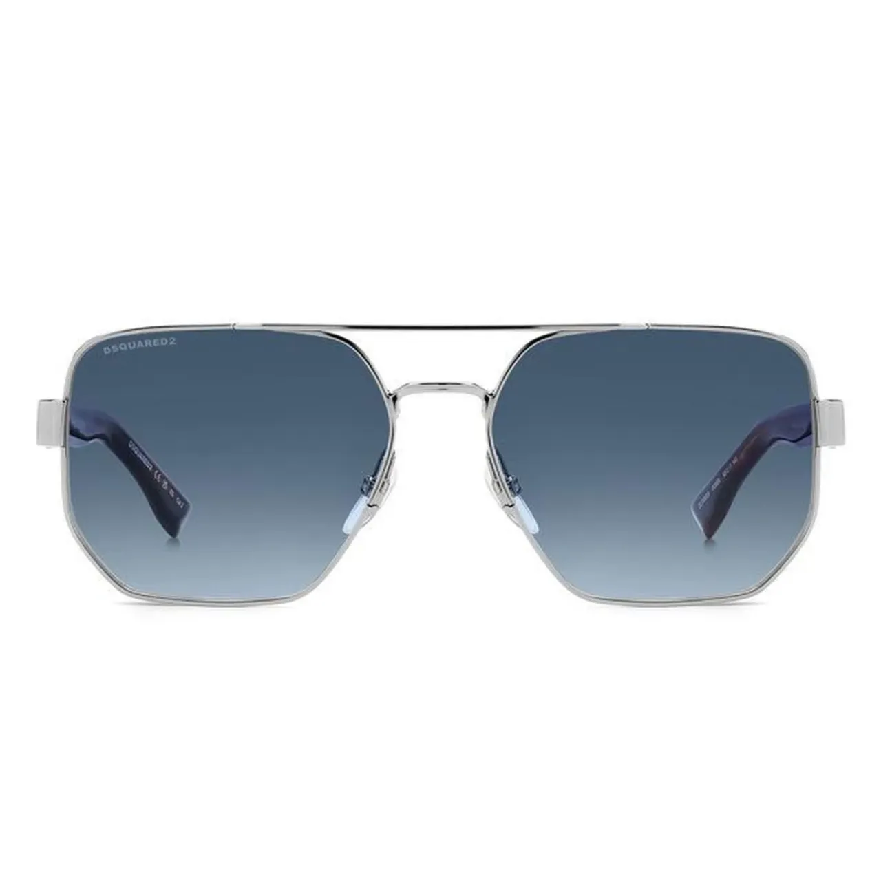 Sonnenbrille mit Metallfront und geometrischer Form Dsquared2