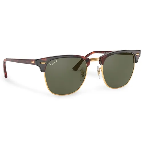 Sonnenbrillen Ray-Ban Clubmaster 0RB3016 990/58 Tortoise/Green Classic