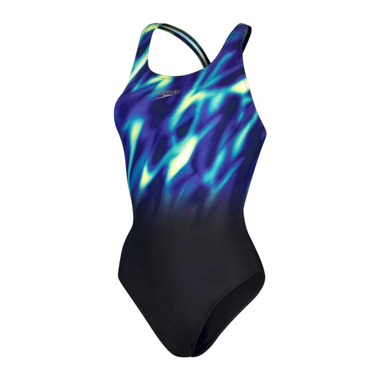 Speedo Eco Endurance+ Placement Digital Powerback - Schwimmanzüg für Damen Blue FR 38
