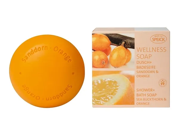 Speick Naturkosmetik - Wellness Soap - Sanddorn - Orange 200g Seife