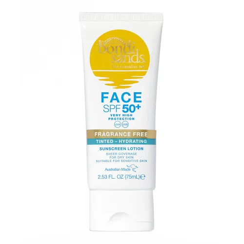 Spf 50+ Fragrance Free Hydrating Tinted Face Lotion