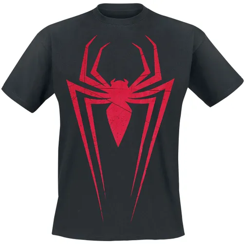 Spider-Man Miles Morales Logo T-Shirt schwarz in L