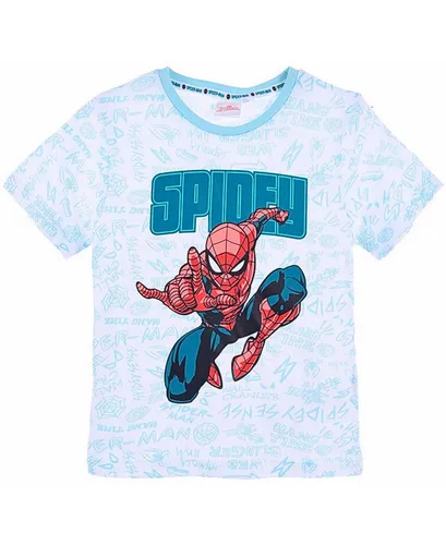 Spiderman T-Shirt Marvel Jungen Kurzarmshirt aus Baumwolle Gr. 98 - 128 cm