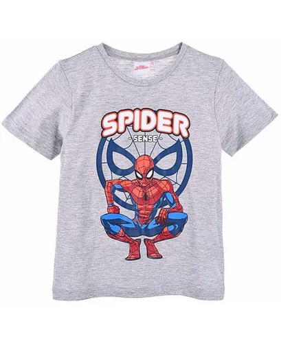Spiderman T-Shirt SUPER HERO Jungen Kurzarmshirt aus Baumwolle Gr. 98 - 128 cm