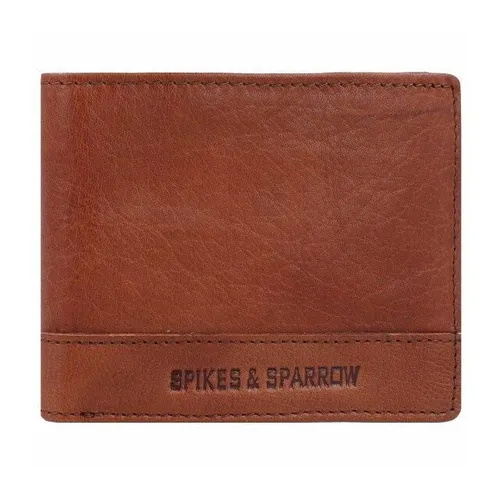 Spikes & Sparrow Geldbörse RFID Leder 11 cm brandy