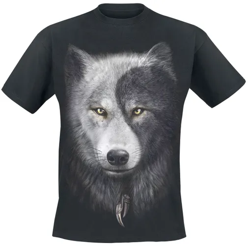 Spiral Wolf Chi T-Shirt schwarz in L
