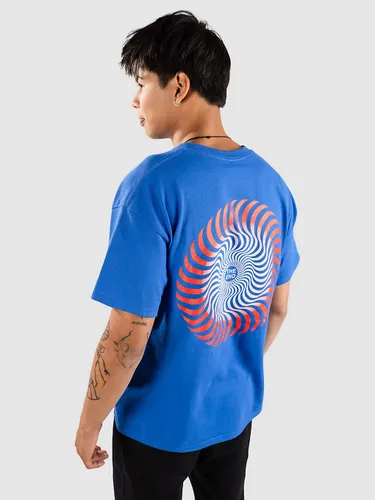 Spitfire Classic Swirl Fade T-Shirt  red to white