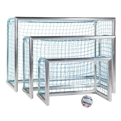 Sport-Thieme Mini-Fußballtor "Professional", Inkl. Netz, blau (MW 10 cm), 1,20x0,80 m, Tortiefe 0,70 m