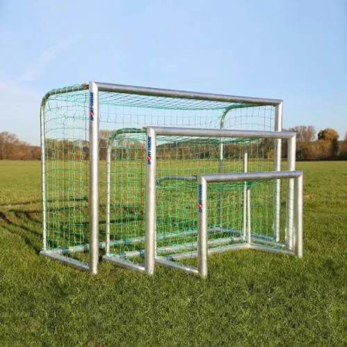 Sport-Thieme Mini-Fußballtor "Professional", Inkl. Netz, grün (MW 10 cm), 1,20x0,80 m, Tortiefe 0,70 m