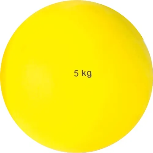 Sport-Thieme Trainings-Stoßkugel "Kunststoff", 5 kg, Gelb ø 135 mm