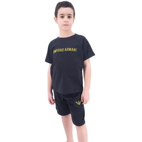 Sportanzug bestehend aus Kurzarm-T-Shirt und Bermuda-Shorts Armani