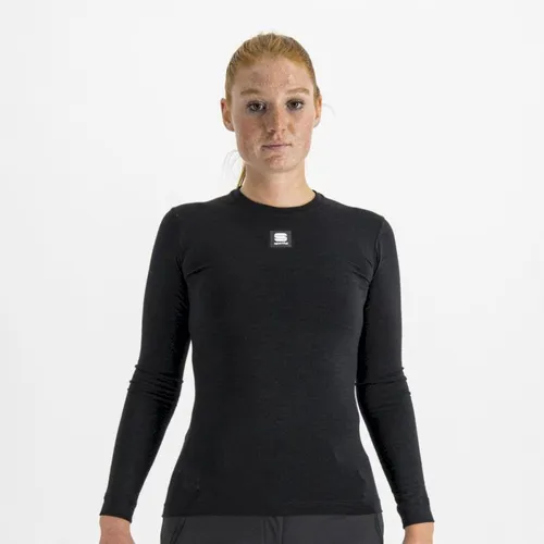 Sportful Women's Merino Tee Long Sleeve - Thermounterwäsche - Damen Black L