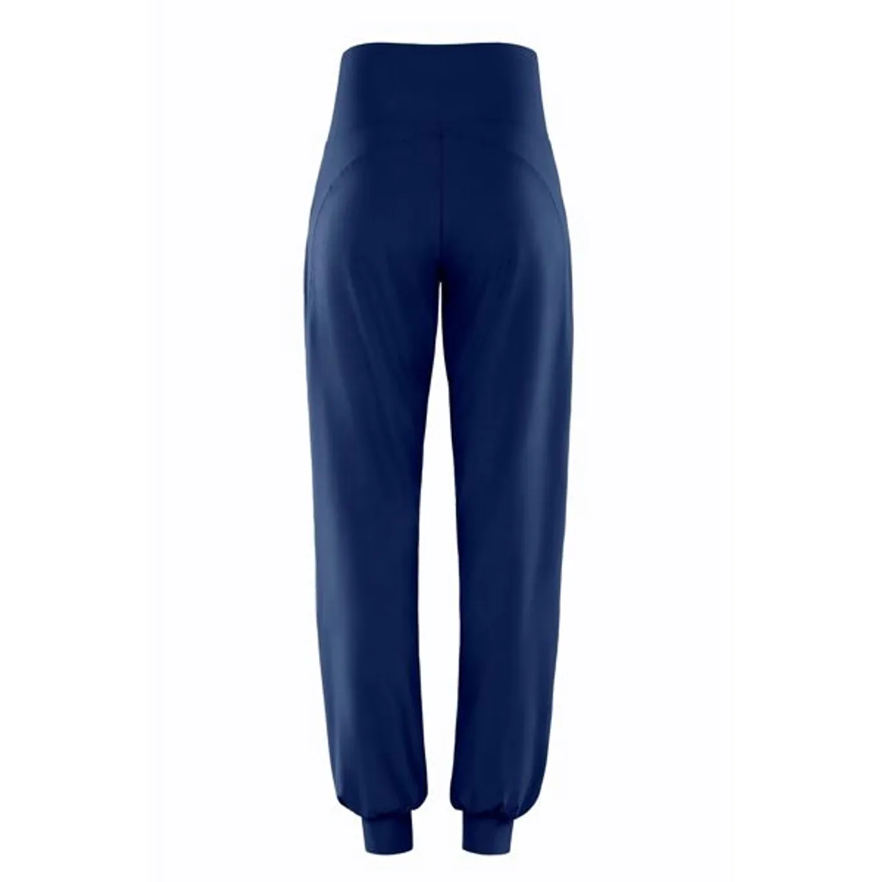Sporthose WINSHAPE "Functional Comfort Leisure Time Trousers LEI101C" Gr. M, Normalgrößen, blau (dark blue) Damen Hosen Trainingshosen