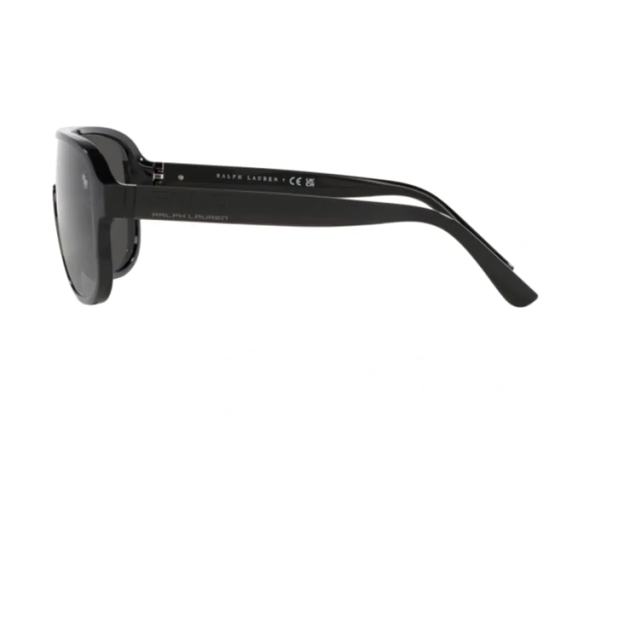 Sportliche und lässige Sonnenbrille mit dunkelgrauen Gläsern Ralph Lauren