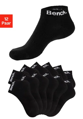 Sportsocken BENCH. Gr. 43-46, schwarz (12 x schwarz) Damen Socken