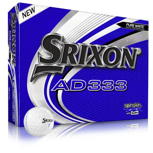 Srixon AD333 9 White– 12 Golfbälle – Hochleistung