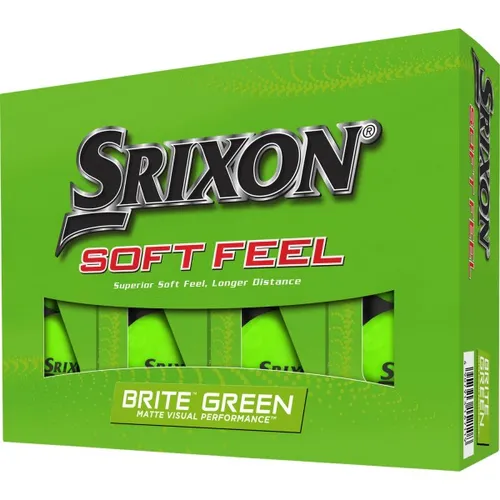 Srixon Golfball Soft Feel Brite - 12er Pack grün