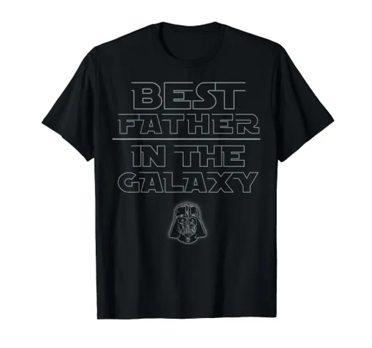 Star Wars Vatertag Best Father In Galaxy Darth Vader Logo