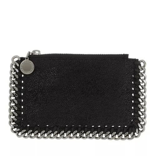 Stella McCartney Portemonnaie - Falabella Card Case Leather - Gr. unisize - in Schwarz - für Damen