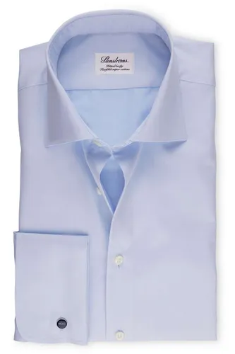 Stenströms Fitted Body Hemd blau, Einfarbig