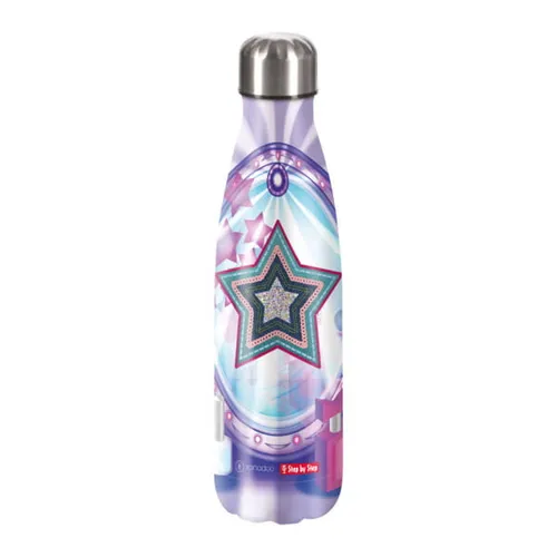 Step by Step Edelstahl-Trinkflasche 500 ml Glamour Star Astra