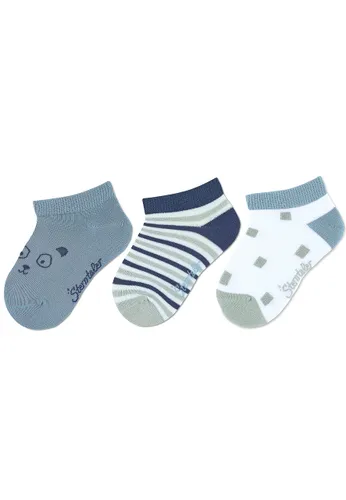 Sterntaler Baby Jungen Baby Socken Sneaker-Söckchen 3er