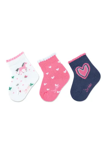 Sterntaler Baby Mädchen Baby Socken Baby-Söckchen 3er