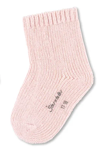Sterntaler Baby - Mädchen Baby Socken Söckchen Uni Wolle