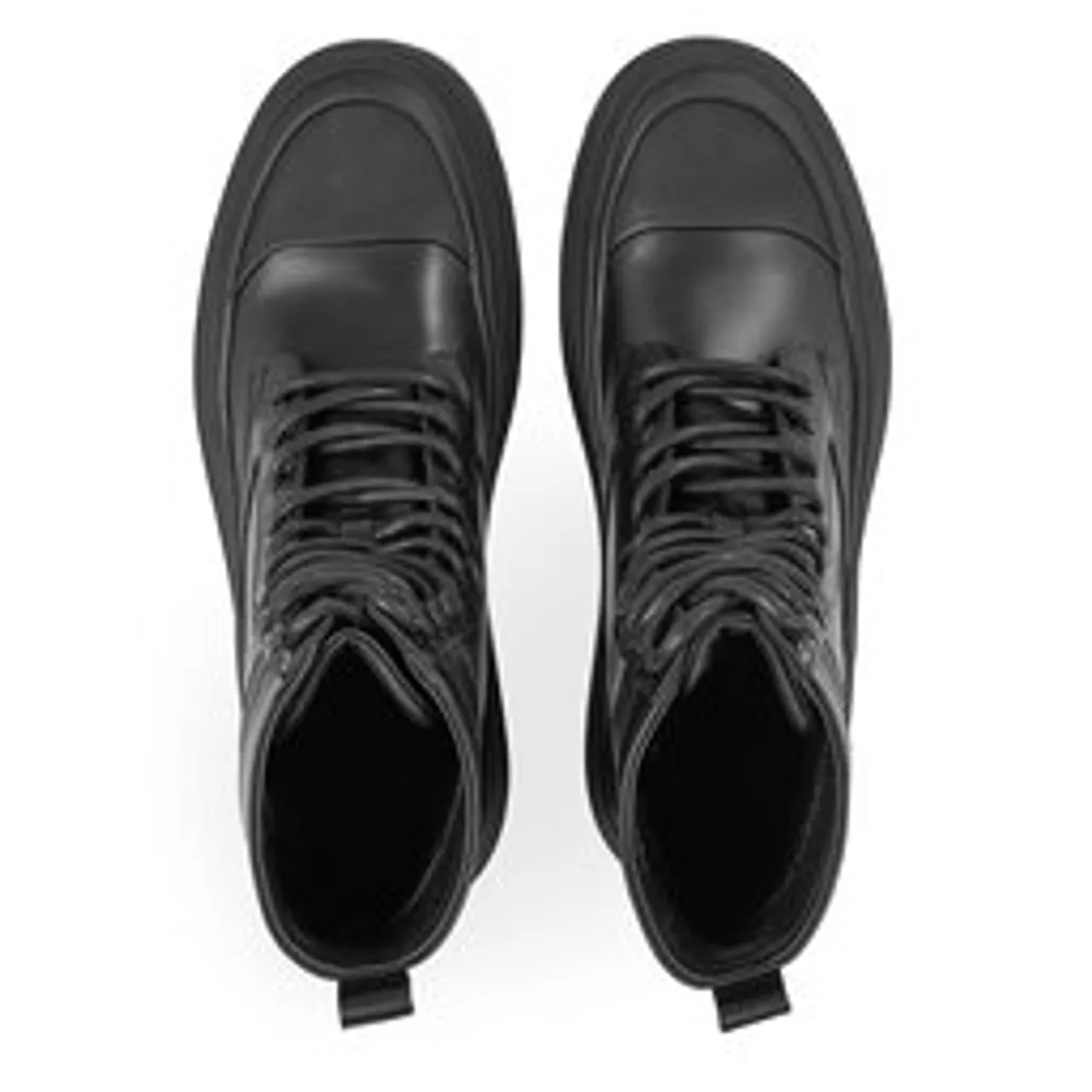 Stiefel Calvin Klein Lace Up Boot High HM0HM01213 Ck Black BEH