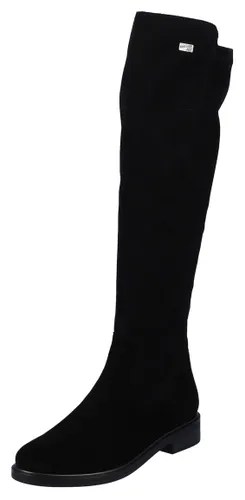 Stiefel REMONTE Gr. 37, Normalschaft, schwarz Damen Schuhe Reiterstiefel Overknee-Stiefel Reißverschlussstiefel