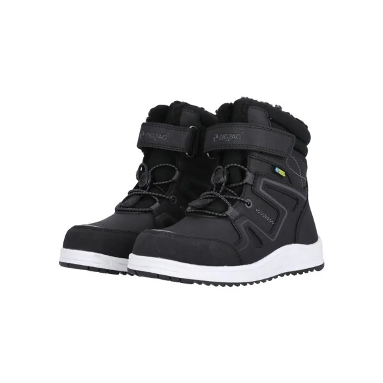 Stiefel ZIGZAG "Rincet" Gr. 24, schwarz-weiß (schwarz, weiß) Schuhe Outdoorschuhe