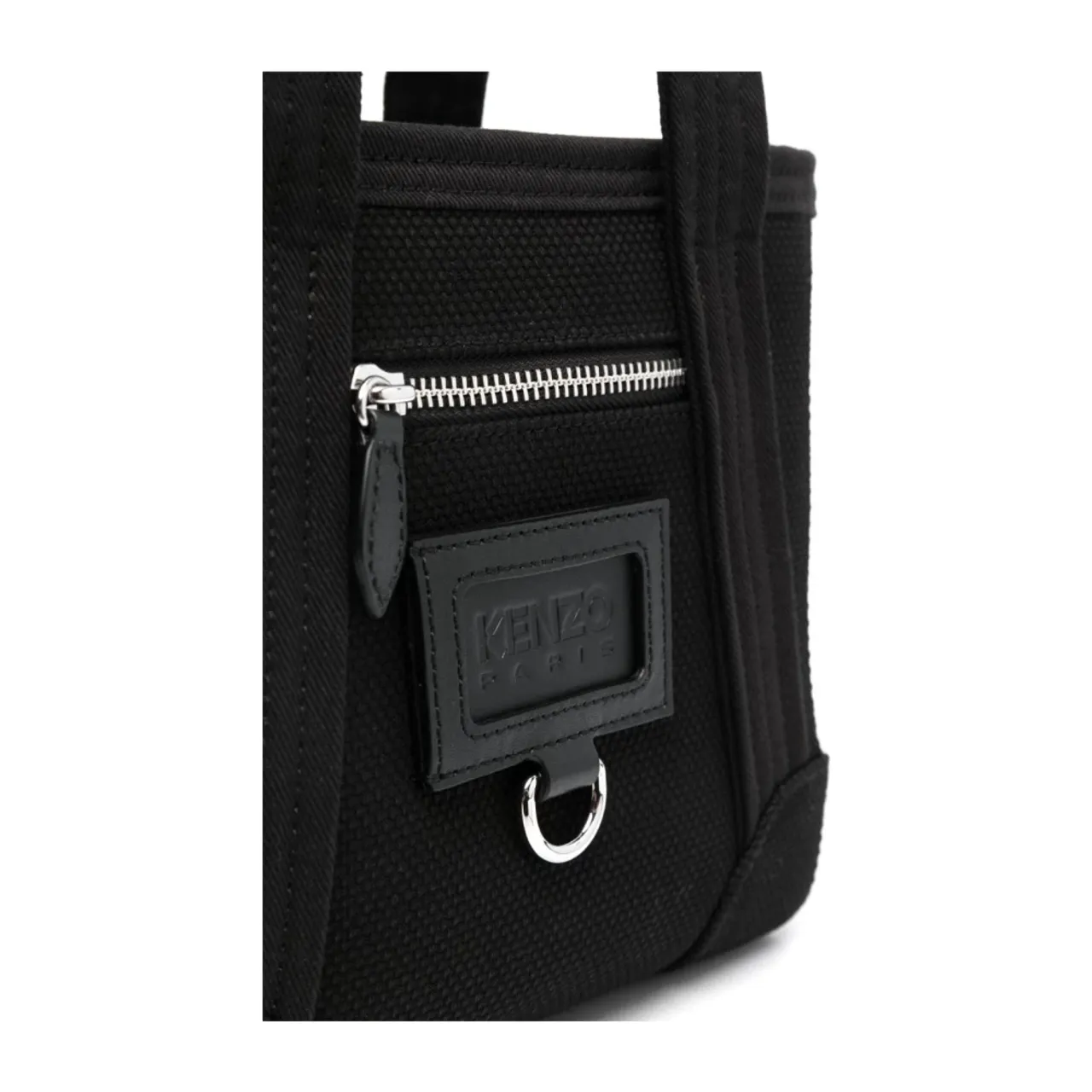 Stilvolle kompakte Handtasche mit Reißverschlusstasche Kenzo