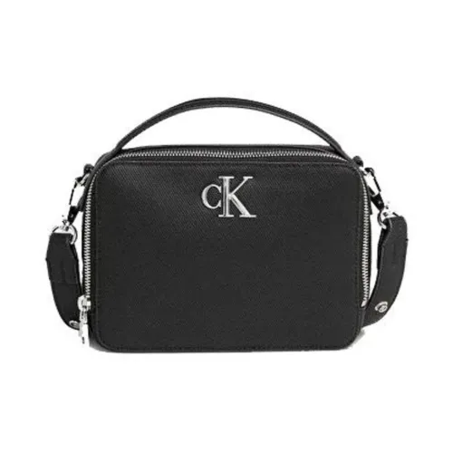 Stilvolle Schwarze Handtasche mit Schultergurt Calvin Klein