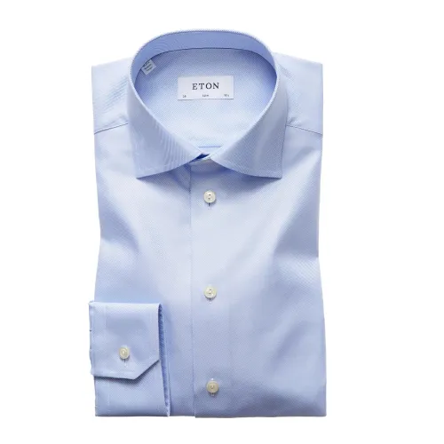Stilvolles Blaues Slim Fit Hemd für