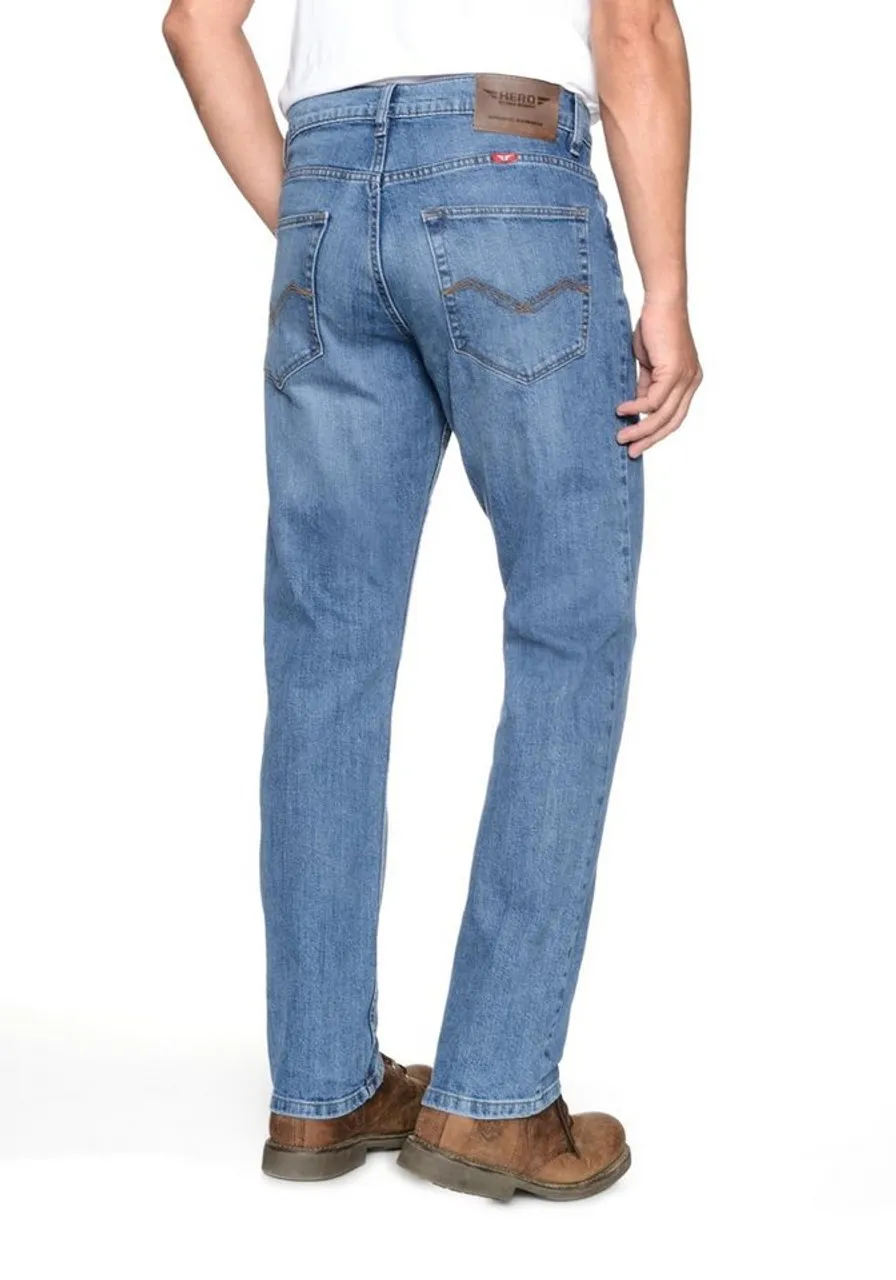 Stooker Men Straight-Jeans HERO JEANS HOSE - PHÖNIX BIG STRETCH - Vintage blue