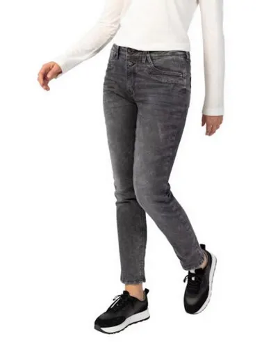 STOOKER WOMEN Boyfriend-Jeans DAVOS BOYFRIEND SLIM FIT JEANS HOSE - Grey denim random