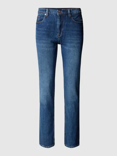 Straight Fit Jeans aus Baumwolle