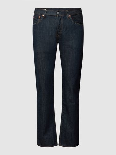 Straight Fit Jeans mit Knopfleiste 