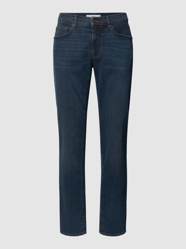 Straight Fit Jeans mit Label-Detail Modell 'CADIZ'
