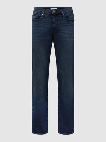 Straight Fit Jeans mit Label-Detail Modell 'CADIZ'