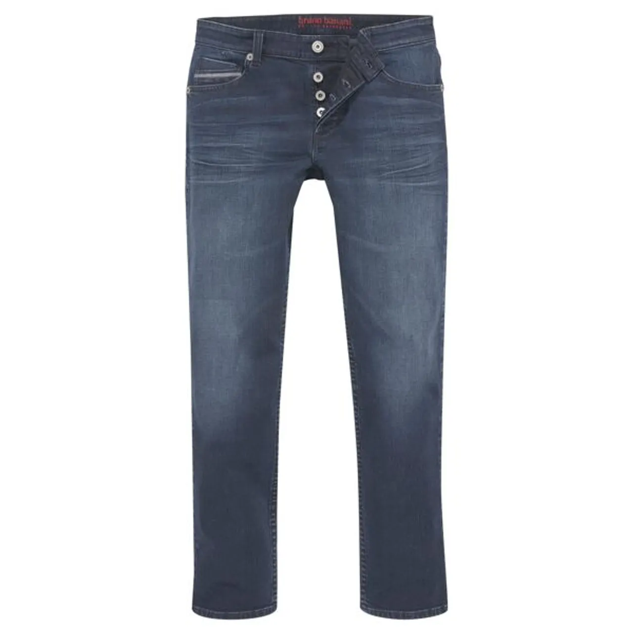 Straight-Jeans BRUNO BANANI "Dylan" Gr. 31, Länge 34, blau (blue black) Herren Jeans Straight Fit Bestseller
