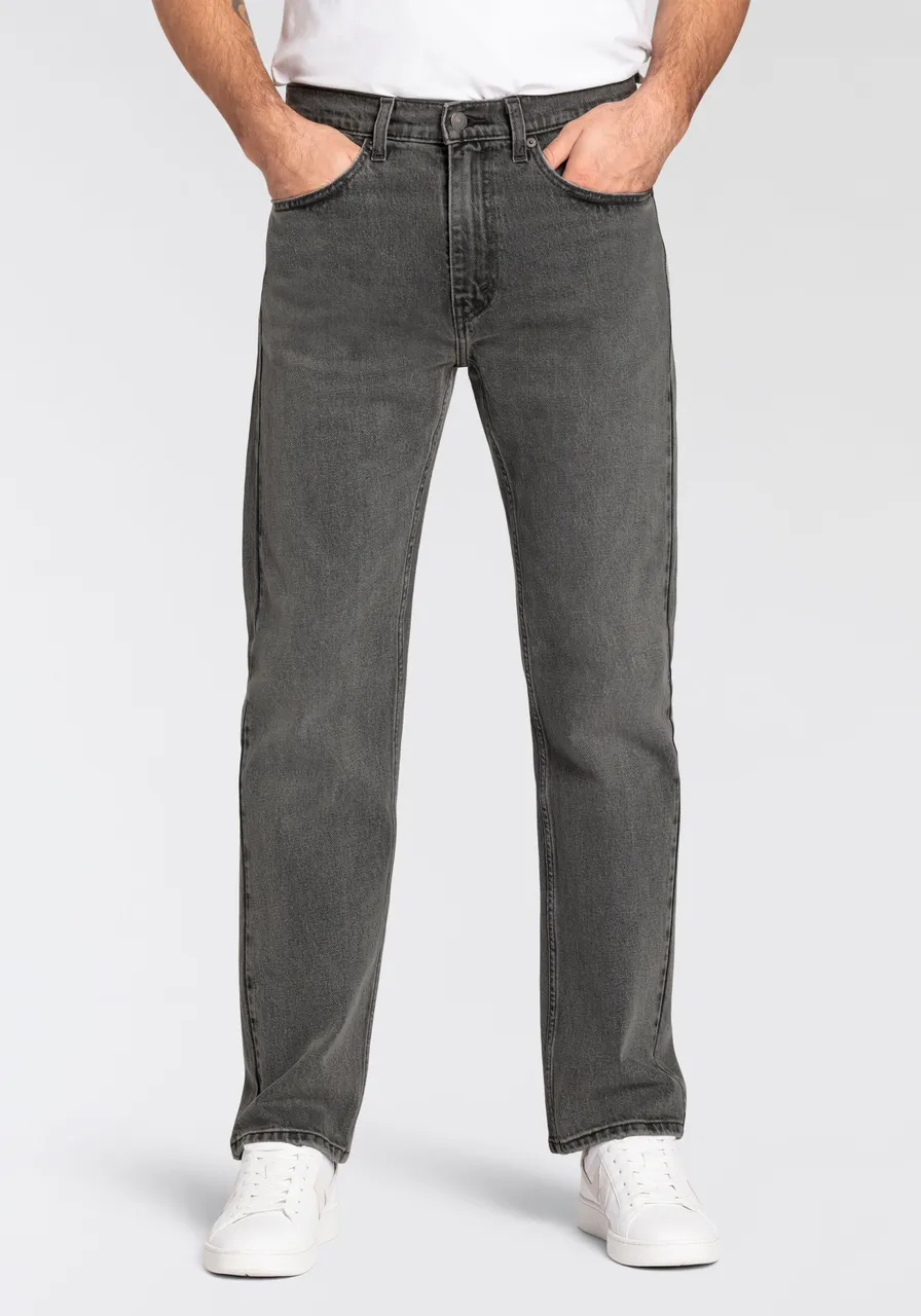 Straight-Jeans LEVI'S "505" Gr. 31, Länge 32, grau (last forever) Herren Jeans Straight Fit