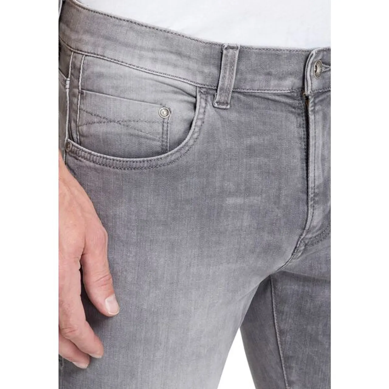 Straight-Jeans PIONEER AUTHENTIC JEANS "Eric" Gr. 40, Länge 30, grau (light grey used) Herren Jeans Straight Fit Megaflex