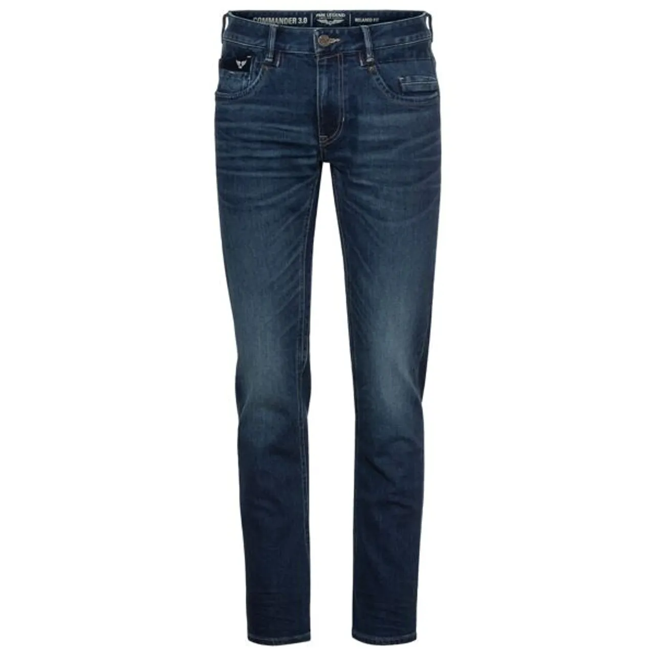 Straight-Jeans PME LEGEND "Commander 3.0" Gr. 40, Länge 32, blau (true blue mid) Herren Jeans Straight Fit