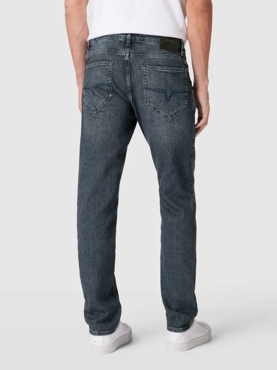 Straight Leg Jeans im 5-Pocket-Design Modell 'MITCH'