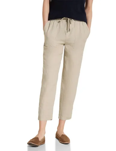 Street One Damen Papertouch Leinenhose touch of sand